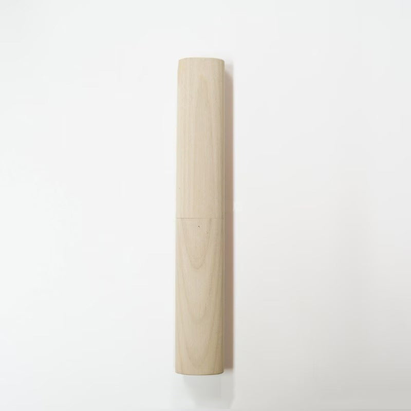Baishinshi Yokote Kiridashi White Steel – Couteau japonais pour droitier ou gaucher avec étui bois