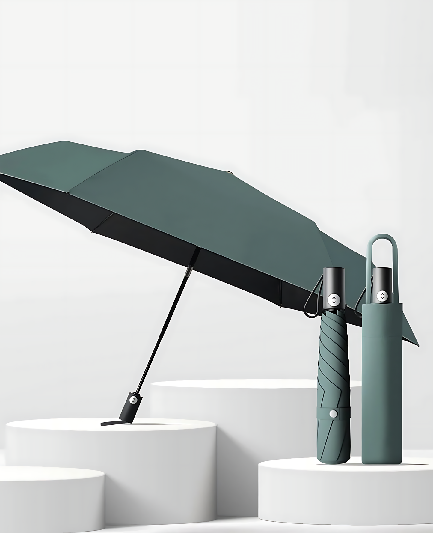 Parapluie Pliable Homme Auto-Ouvrant Anti-UV Kumokasa | Pluie & Soleil