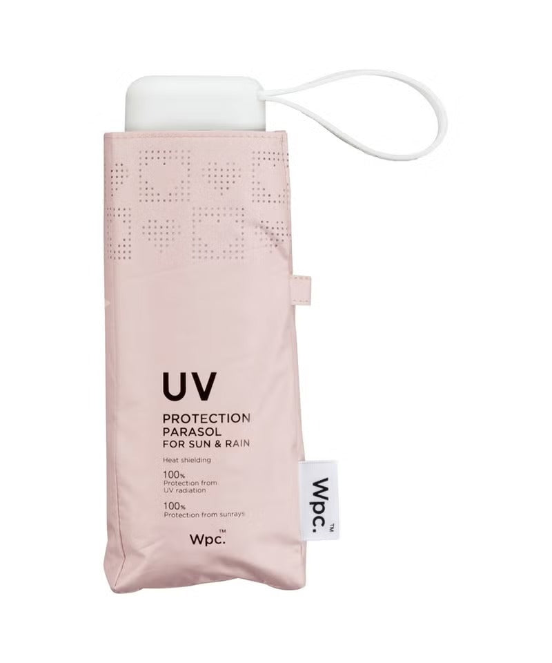 Parapluie Pliable Mini Anti-UV Bordure Cœur Wpc.