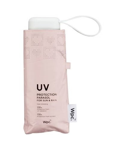 Parapluie Pliable Mini Anti-UV Bordure Cœur Wpc.