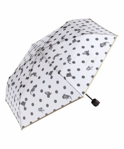 Parapluie Vinyle Transparent Pliable Motif Chats et Pois Masayuki Oki × Wpc.