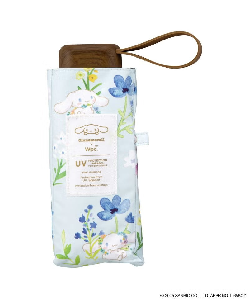 Parapluie Pliable Mini Sanrio Characters Motif Floral Aquarelle Wpc.