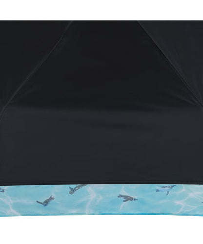Ombrelle pliante Aquarium de Sumida × Wpc. Swimming Penguin 54 cm – UV 100 %, UPF50+