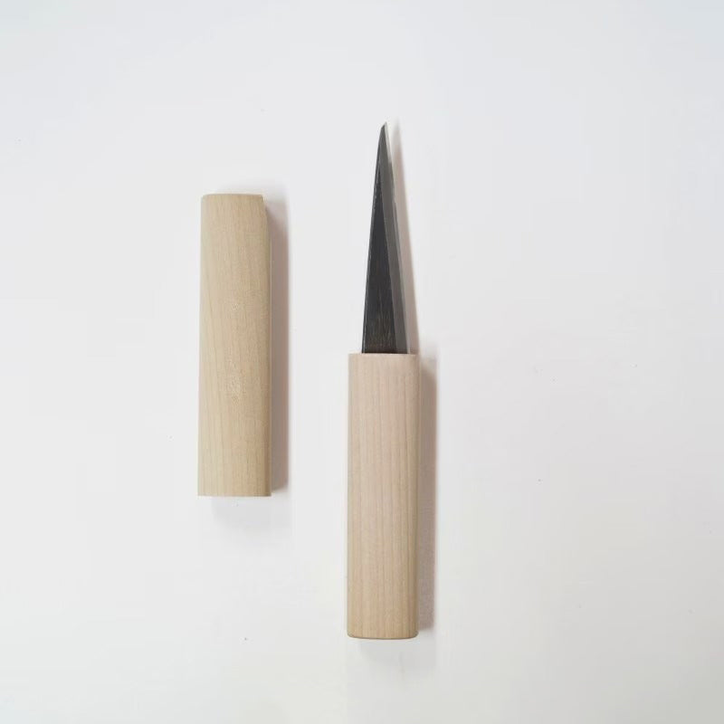 Baishinshi Couteau de sculpture japonais White Steel – Kuri Kogatana droitier & gaucher