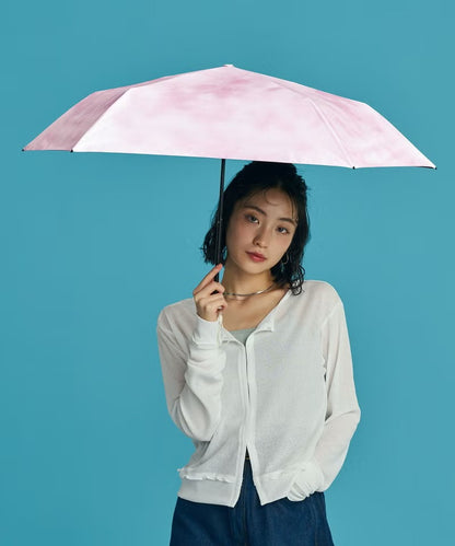 Ombrelle pliante Wpc. Hanayura Mini 50 cm – Ultra-légère 116–118 g, UV 99,9 %