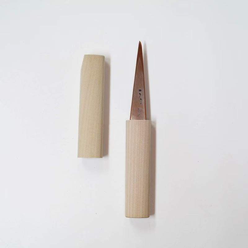 Baishinshi Couteau de sculpture japonais White Steel – Kuri Kogatana droitier & gaucher