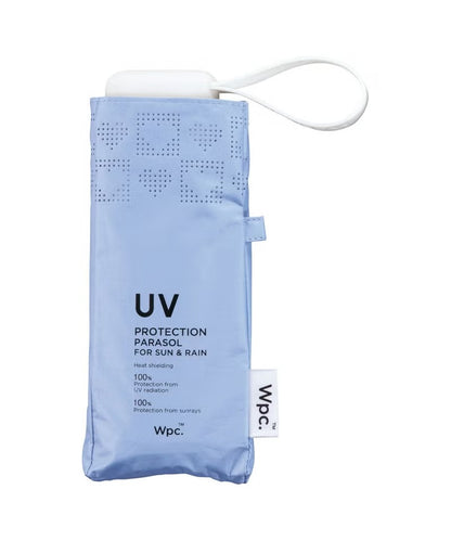 Parapluie Pliable Mini Anti-UV Bordure Cœur Wpc.