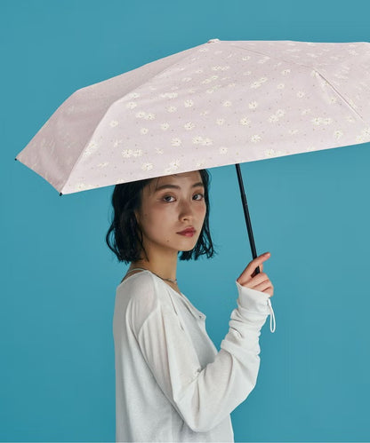 Ombrelle pliante Wpc. Dot Daisy Mini 50 cm – Ultra-légère 126 g, UV 99,9 %