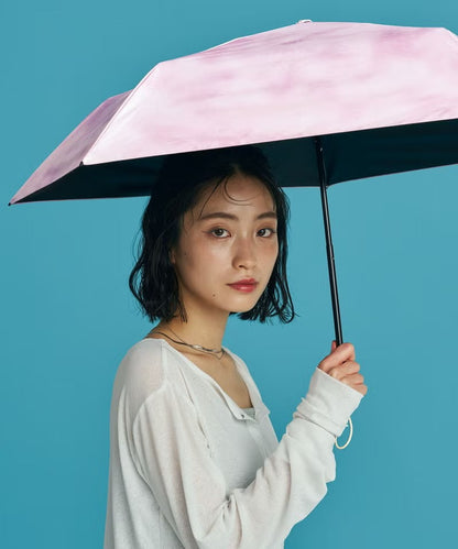 Ombrelle pliante Wpc. Hanayura Mini 50 cm – Ultra-légère 116–118 g, UV 99,9 %