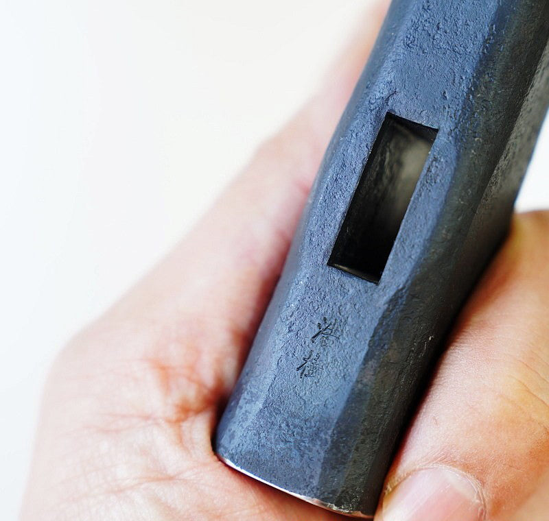 Marteau japonais Hiroki Square Genno – Forge traditionnelle brute (300 g / 565 g)