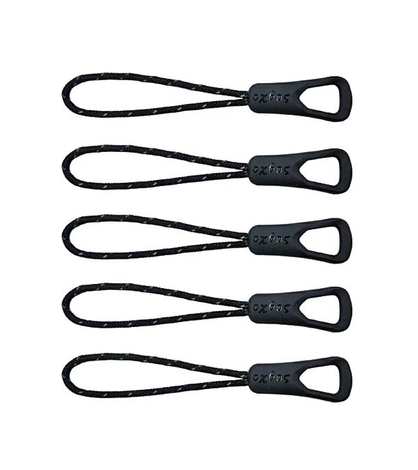 Tirettes de fermeture Oxtos OX-033 réfléchissantes – Lot de 10