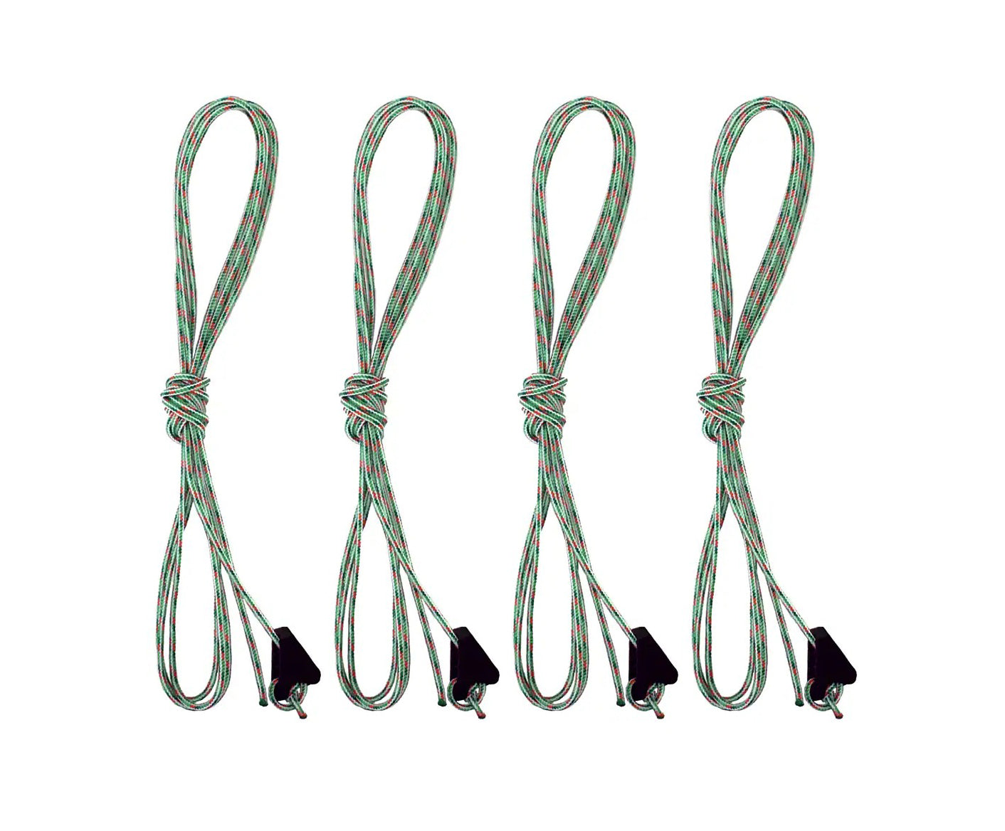 Cordelettes de tente phosphorescentes Oxtos 2 mm – Lot de 4