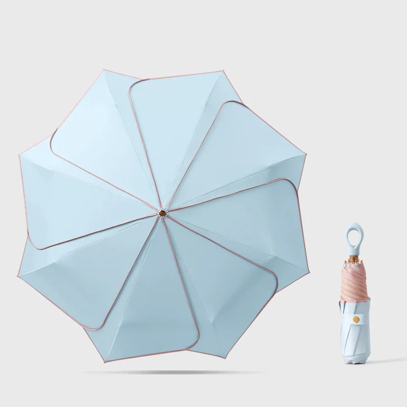 Parapluie Japonais Pliable Fleur | Ombrelle Anti-UV UPF50+ 100% UV & Pluie