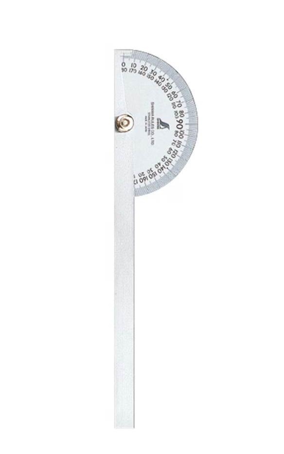 Rapporteur Shinwa Ø120 mm avec Règle 15 cm