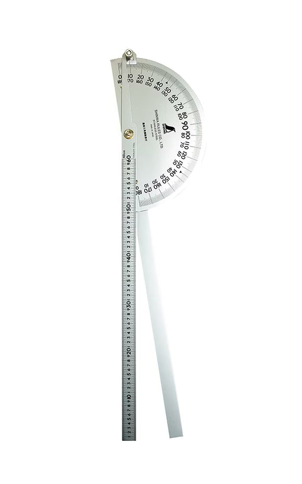 Très Grand Rapporteur Shinwa Ø320 mm avec Règle 60 cm