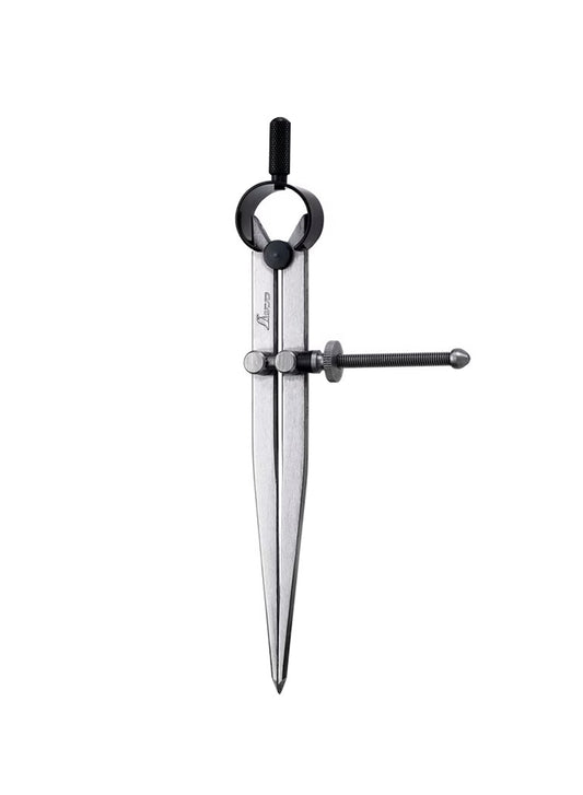 Shinwa Scriber Compass with Spring - Fine Adjustment for Scribing