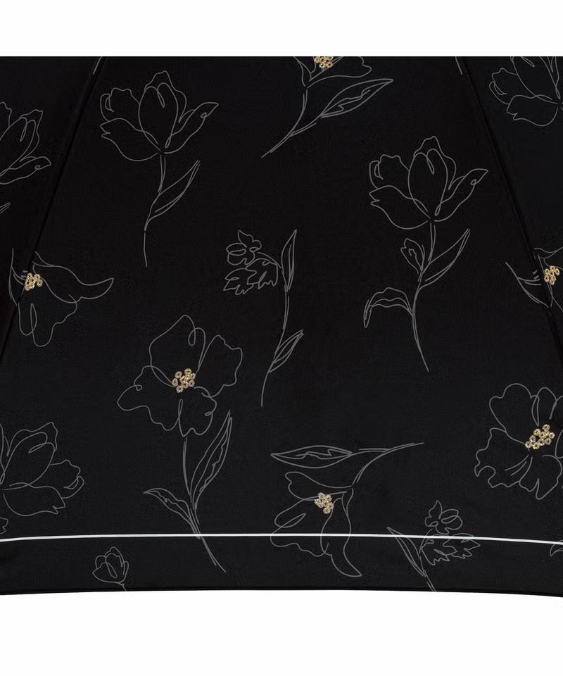 Parapluie Pliable Mini Motif Floral Anti-UV Wpc.
