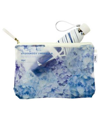 Parapluie Pliable Mini Motif Hortensia Vinyle Pluie & Soleil Wpc.