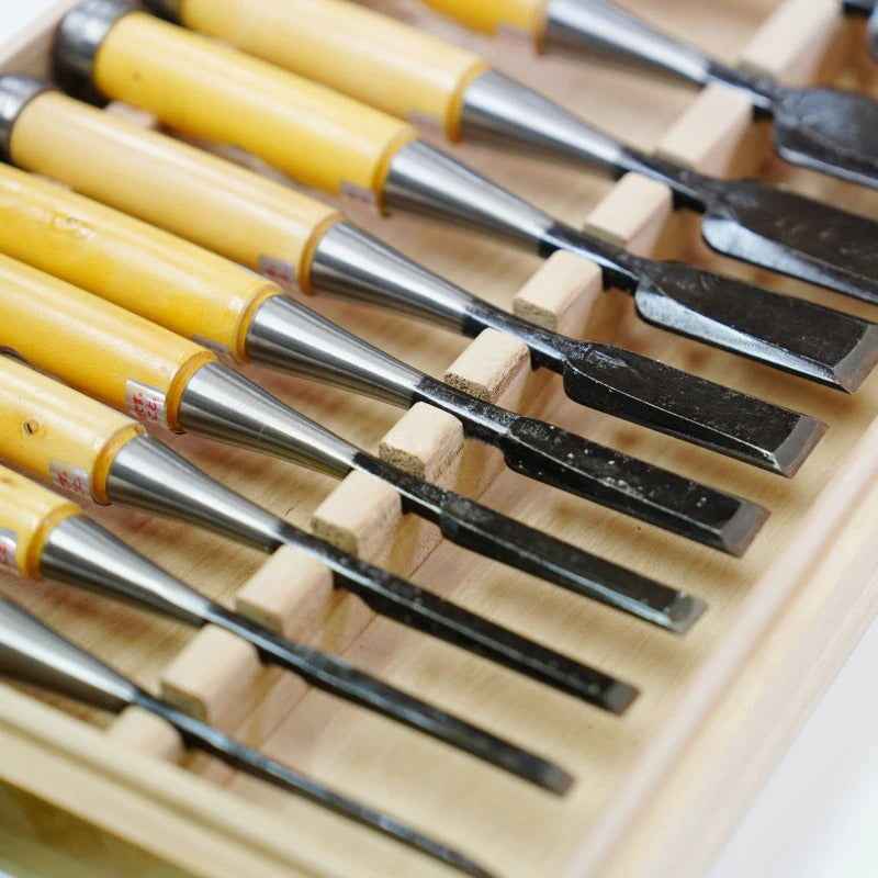 Coffret de 10 ciseaux japonais Hyakuzo Oire Nomi