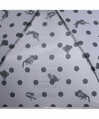 Parapluie Vinyle Transparent Pliable Motif Chats et Pois Masayuki Oki × Wpc.