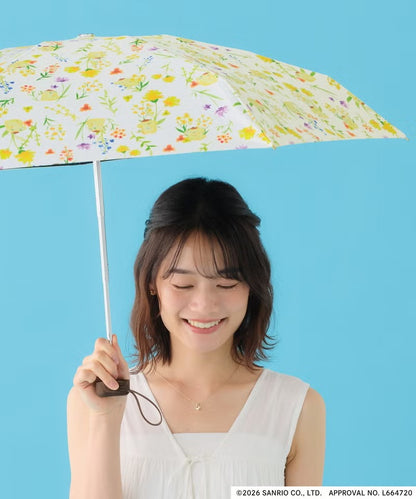 Parapluie Pliable Mini Sanrio Characters Motif Floral Aquarelle Wpc.