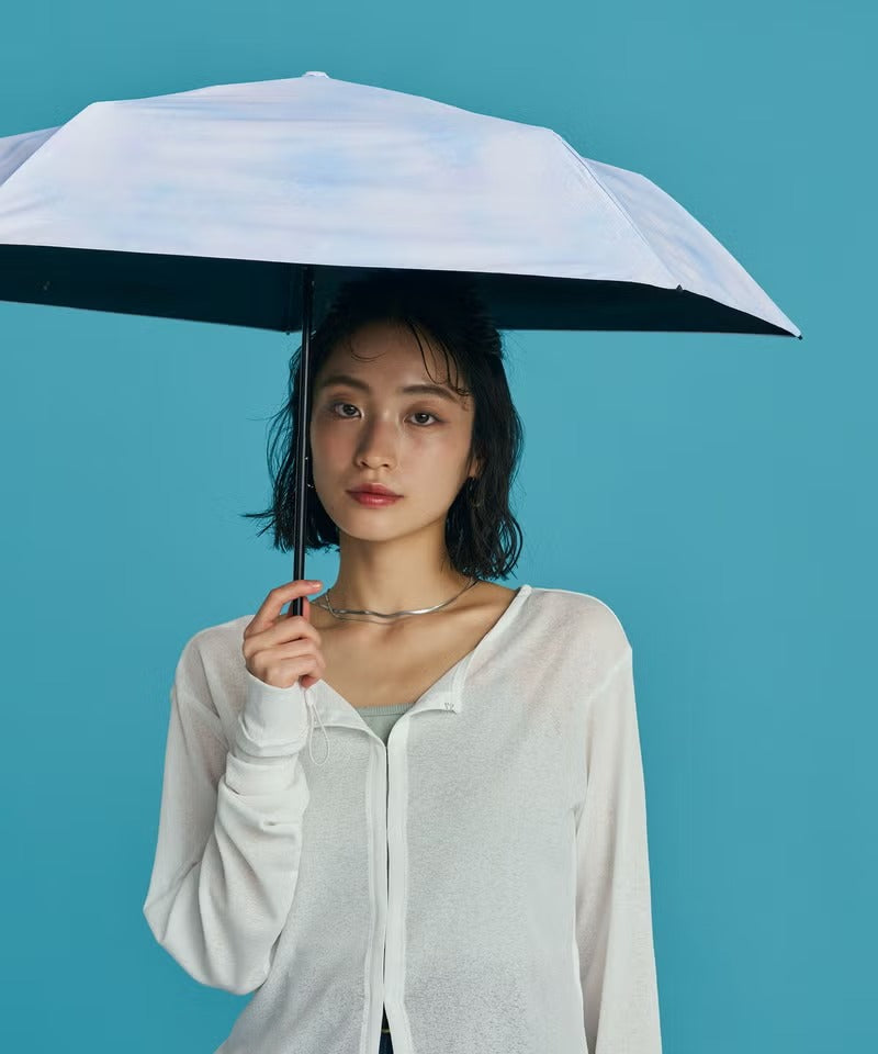 Ombrelle pliante Wpc. Hanayura Mini 50 cm – Ultra-légère 116–118 g, UV 99,9 %