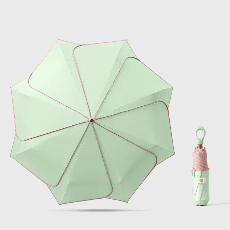 Parapluie Japonais Pliable Fleur | Ombrelle Anti-UV UPF50+ 100% UV & Pluie