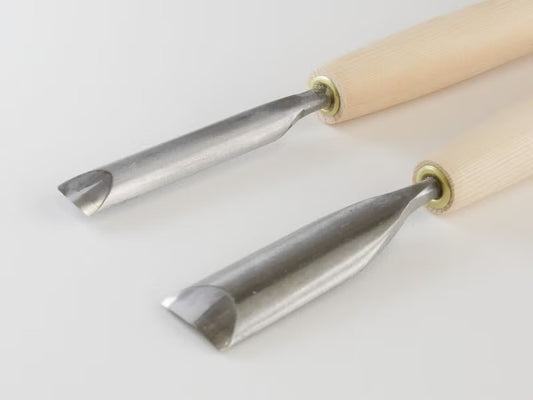 Japanese HSS "Tendo" Chisel – Shallow Gouge (6–18 mm)