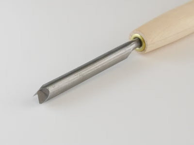 Ciseau à Bois Japonais HSS “Tendō” – Gouge en V 60° Sculpture (6 mm)