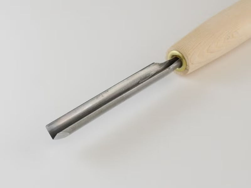 Ciseau à Bois Japonais HSS “Tendō” – Gouge en V 60° Sculpture (6 mm)