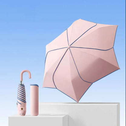 Parapluie Japonais Pliable Fleur | Ombrelle Anti-UV UPF50+ 100% UV & Pluie