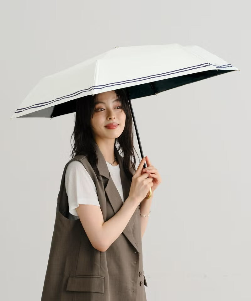 Parapluie Japonais Pliant Mini Anti-UV Style Marin Wpc.