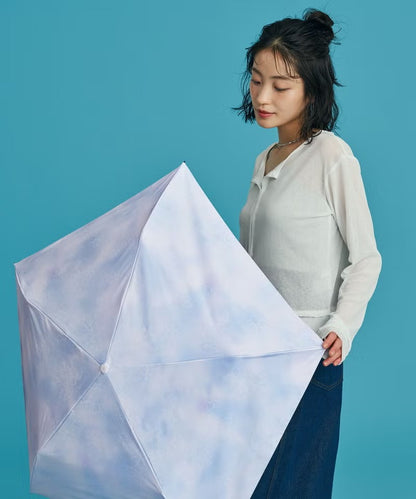 Ombrelle pliante Wpc. Hanayura Mini 50 cm – Ultra-légère 116–118 g, UV 99,9 %