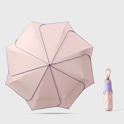Parapluie Japonais Pliable Fleur | Ombrelle Anti-UV UPF50+ 100% UV & Pluie