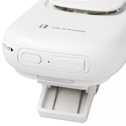 Ventilateur à Clip pour Parapluie et Ombrelle Life on Products LCAF008 | Ventilateur Japonais Rechargeable 4-en-1 Mains Libres