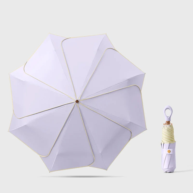 Parapluie Japonais Pliable Fleur | Ombrelle Anti-UV UPF50+ 100% UV & Pluie