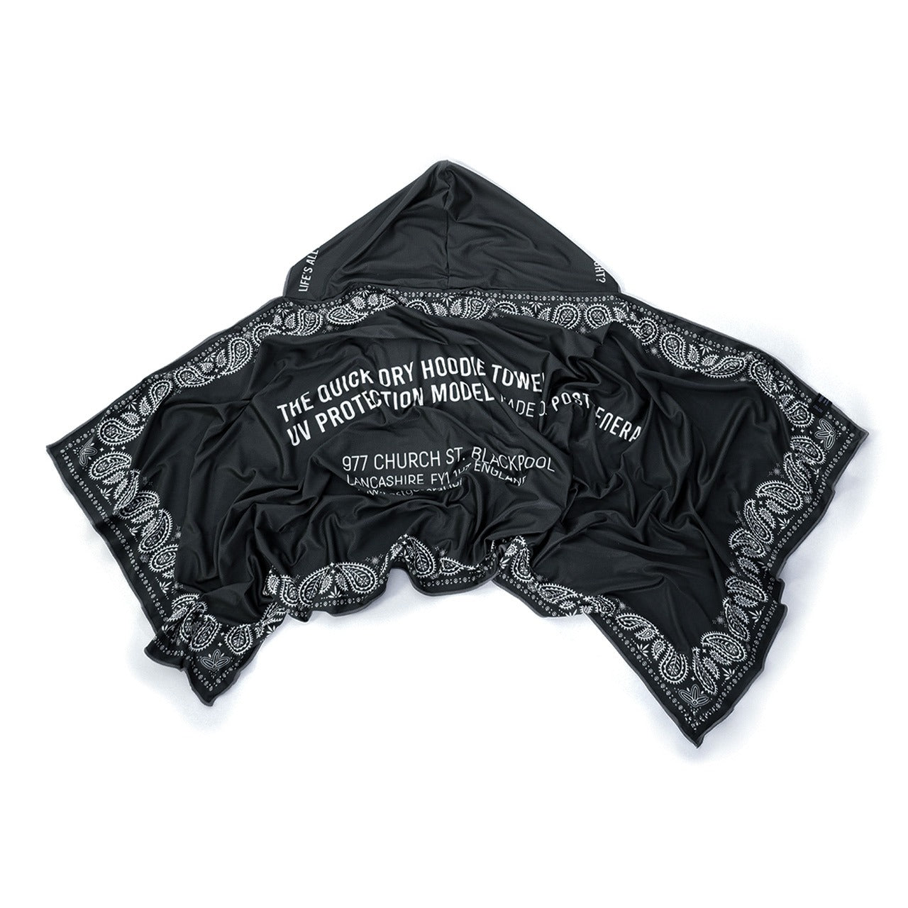POST GENERAL Serviette à Capuche Rafraîchissante XXL UV UPF50+ | Cooling Hoodie Towel Big