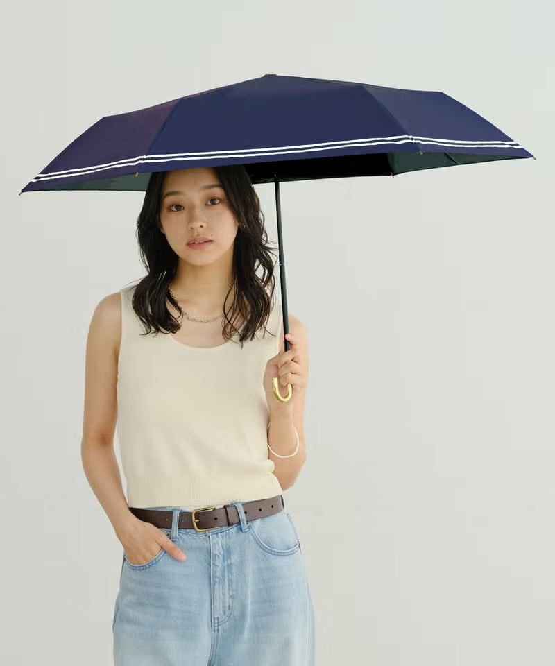 Parapluie Japonais Pliant Mini Anti-UV Style Marin Wpc.