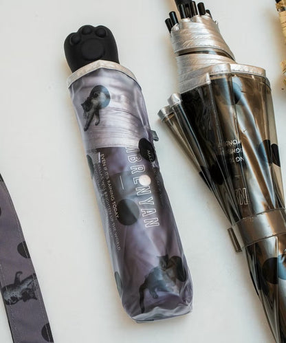 Parapluie Vinyle Transparent Pliable Motif Chats et Pois Masayuki Oki × Wpc.