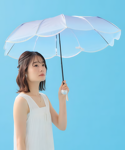 Parapluie Pliable Mini Sirène Transparent Wpc. | Parapluie Japonais Vinyle