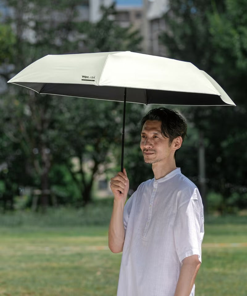 Wpc. IZA Large Folding Umbrella with Carabiner | Rain & Sun