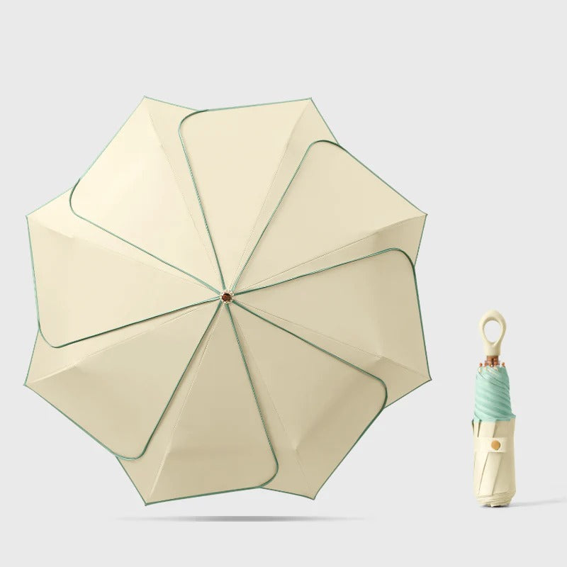 Parapluie Japonais Pliable Fleur | Ombrelle Anti-UV UPF50+ 100% UV & Pluie