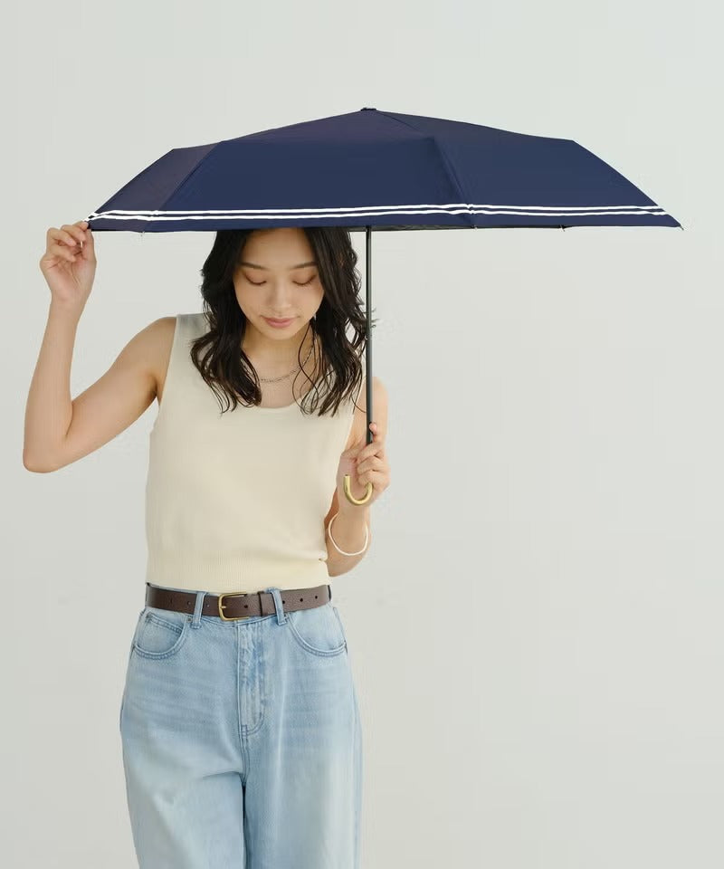 Parapluie Japonais Pliant Mini Anti-UV Style Marin Wpc.