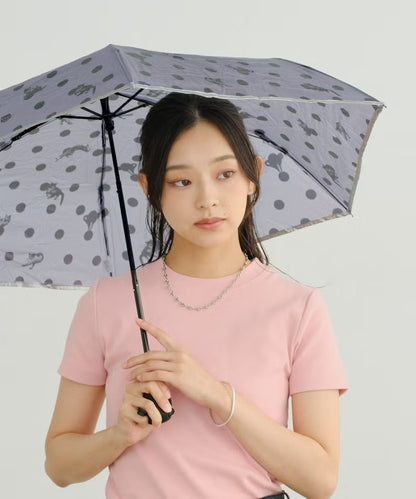 Parapluie Vinyle Transparent Pliable Motif Chats et Pois Masayuki Oki × Wpc.