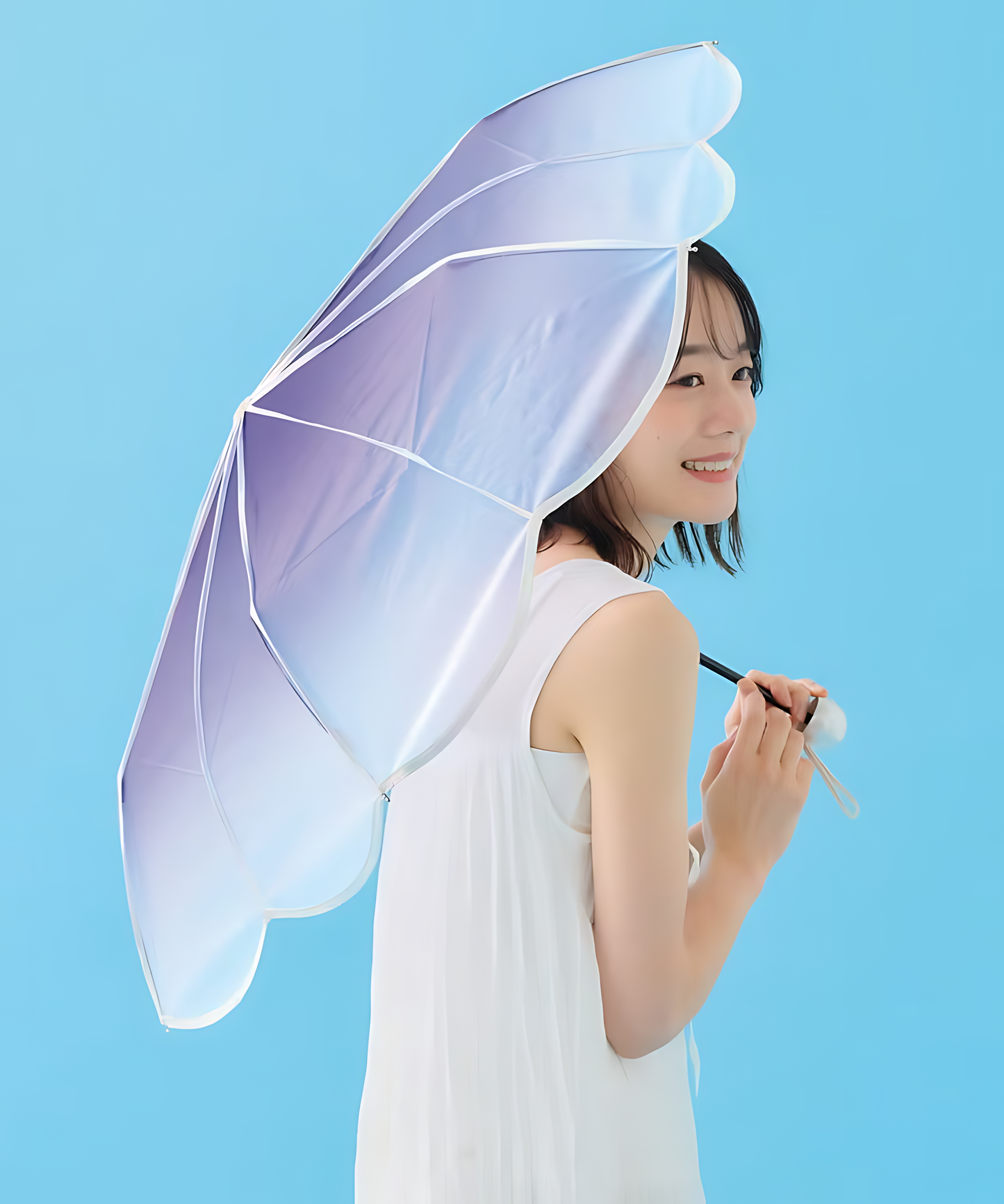 Parapluie Pliable Mini Sirène Transparent Wpc. | Parapluie Japonais Vinyle