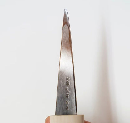 Baishinshi Couteau de sculpture japonais White Steel – Kuri Kogatana droitier & gaucher