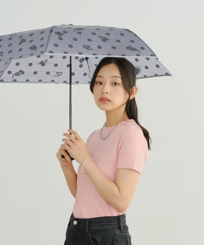 Parapluie Vinyle Transparent Pliable Motif Chats et Pois Masayuki Oki × Wpc.
