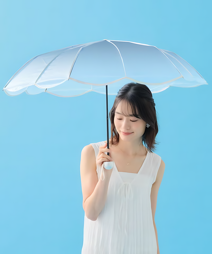 Parapluie Pliable Mini Sirène Transparent Wpc. | Parapluie Japonais Vinyle