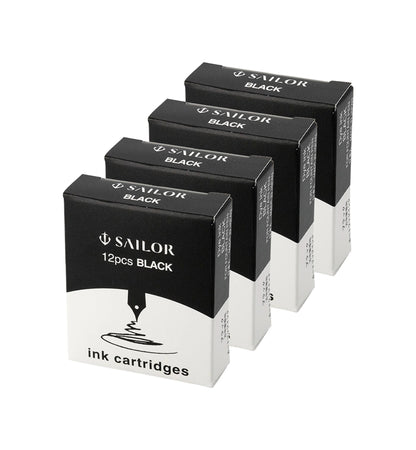 Lot de 48 Cartouches d’Encre Sailor pour Stylo-Plume – 4 Boîtes