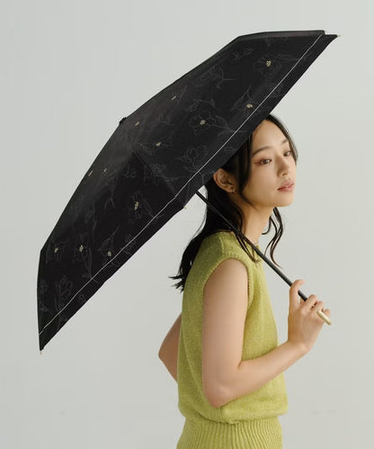 Parapluie Pliable Mini Motif Floral Anti-UV Wpc.